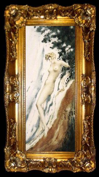 framed  Louis Lcart Falls, ta009-2